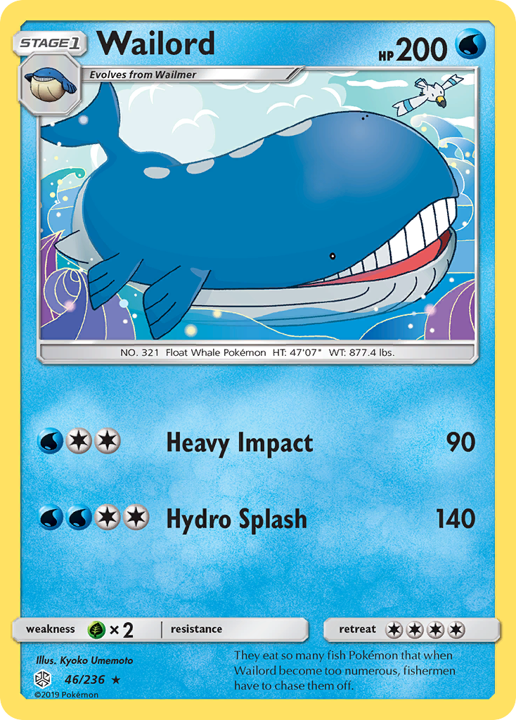 Cosmic Eclipse Wailord #46/236